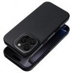 &Uuml;mbris jaoks iPhone 16e (SE 4 2025) Carbon Elite Mag Cover compatible with MagSafe must