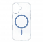 Drop Glue spalvingas magnetinis dėklas telefonui, suderinamas su MagSafe, skirtas IPHONE 17, &scaron;viesiai mėlynas