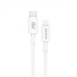 Dudao L6X USB-C - Lightning PD 20W 1m Kaabel - valge