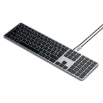 Wire keyboard USB C QWERTY Satechi Slim W3 Wired ST-UCSW3M space hall