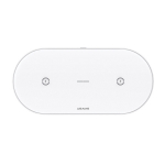 USAMS belaidis įkroviklis US-CD120 10W dvigubas baltas CD120JN01