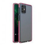 VERGE gelinis dėklas SAMSUNG GALAXY S21 ULTRA rožinis