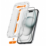 Crong EasyShield 2-Pack karastatud ekraanikaitseklaasid seadmele iPhone 16 Plus / 15 Plus, 2 tk