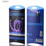 USB Kaabel Remax RC-130i l&auml;bipaistev "Lightning" / LED light / 100cm