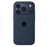 Dėklas "Silicone Case v2" iPhone 17 Pro / Tamsus / pakuotėje