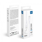 Cable USB C to USB C Blue Star 3A 60W QC4.0 1 m PJ-DQ1-C white