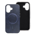 Case for iPhone 18 Pro Max / 17 Pro Max Gentleman Mag Cover compatible with MagSafe navy blue