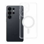 CLEAR MAG &Uuml;MBRIS with camera protection compatible with MagSafe jaoks SAMSUNG S26 Ultra l&auml;bipaistev