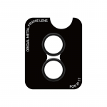 Rock Pure Series Kameros objektyvo stiklas ant iPhone 17 kameros (2 vnt.) juodas