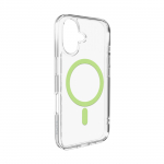 Puro Lite Mag TPU+PC &Uuml;mbris Compatible with MagSafe jaoks iPhone 17 - L&auml;bipaistev with Roheline Ring