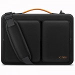 Tech-Protect Defender Bag jaoks Laptop 13-14 - must and oranž