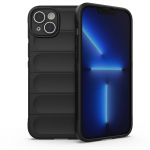 Magic Shield &uuml;mbris iPhone 14 Plus'ile paindlik soomustatud kate must