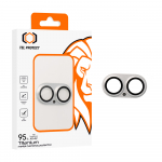 Tempered klaas Tel Protect 95% AR+AF Full Metal kaamera kaitse on camera for Iphone 17 h&otilde;bedane (camera island)
