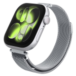 SPIGEN WBM4 dirželis APPLE WATCH 8 / 9 / 10 / 11 / SE (40 / 41 / 42 MM) sidabrinis