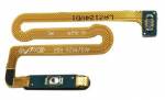Lanksčioji jungtis Samsung A125 A12/A127 A12S on/off + Fingerprint mygtuku Black originali (service pack)