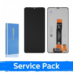 LCD ekranas suderinamas su Samsung A136 A13 5G / A047 A04s / M136 M13 juodas (Aptarnavimo pakuotė / Aftermarket)(NF versija)