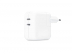 Originaalne laadija Apple MW2K3ZM/A 2x Type C pesaga 35W valge blister