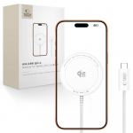 Tech-Protect A54 MagSafe Qi2.2 25 W juhtmevaba laadija &ndash; valge