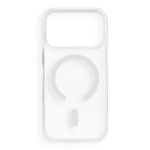 Case for iPhone 18 Pro / 17 Pro Drop Glue Colorful Ring Mag Cover compatible with MagSafe white
