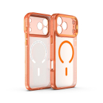 X-ONE Dropguard 2S compatible with MagSafe for iPhone 17 Pro orange frost matte
