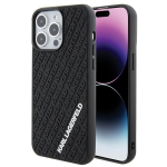 Karl Lagerfeld 3D Rubber Multi Logo &uuml;mbris jaoks iPhone 15 Pro Max - must