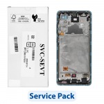 Rinkinys LCD ekranas SAMSUNG A72 4G A725F GH82-25460B mėlynas