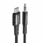 Acefast audio kaabel USB Type C - 3.5mm mini jack (male) 1.2m, AUX must (C1-08 must)