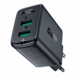 Acefast Laadija 2x USB 18W QC 3.0, AFC, FCP must (A33 must)