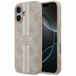 Guess 4G Printed Stripes MagSafe &Uuml;mbris jaoks iPhone 17 - Roosa