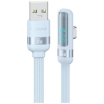 Laidas USAMS US-SJ651 66W USB-A/USB-C 1.2m mėlynas