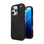 Speck Presidio2 Grip - iPhone 16 Pro &uuml;mbris (must / Slate hall / valge)