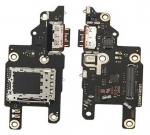 Lanksčioji jungtis Xiaomi Poco X6 Pro 5G su įkrovimo kontaktu ir mikrofonu, SIM kortelės kontaktu originali (service pack)