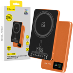 Blavec BJ-03 Power Bank 5000mAh Ultra Slim 7.8mm Type-C 22.5W magnetic MagSafe 3-in-1 orange aluminum