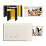 Liene Pearl N200 Pro 2x3" kaasaskantava fotoprinteri komplekt (kuldne)