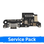 Charging Port Compatible With Xiaomi Redmi 14C with Flex / Plata (Service Pack)