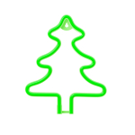Neon LED CHRISTMAS TREE green FLNE16 Forever Light
