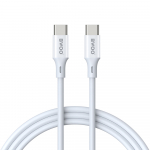 BWOO Cable USB-C - USB-C 1m 60W ABS + TPE X282 C-C valge