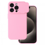 Camshield Soft jaoks Iphone 15 Pro Light roosa