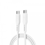 WiWU - Starlink serijos duomenų kabelis Wi-C043E USB C į USB C 30W - baltas