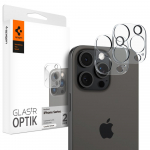 Spigen Optik.tR Camera Protector jaoks iPhone 14 Pro / Pro Max / 15 Pro / Pro Max / 16 Pro / Pro Max - l&auml;bipaistev 2 pcs.