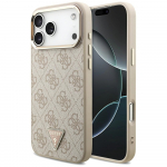 Guess 4G Triangle Logo MagSafe &Uuml;mbris jaoks iPhone 17 Pro Max - Rose Kuldne