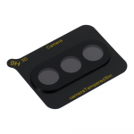 5D Full Glue Camera Tempered Glass - for Samsung Galaxy A37 Black