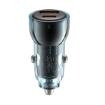 Car laadija XO CC60 USB-A/USB-C 60W sinine