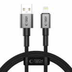 Tech-Protect UltraBoost DNA USB-A / Lightning kaabel 15W/2.4A 100 cm - hall