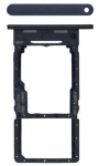 SIM kortelės laikiklis Samsung A256 A25 5G Brave Black originalus (service pack)