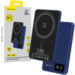 Blavec BJ-03 Power Bank 5000mAh Ultra Slim 7.8mm Type-C 22.5W magnetic MagSafe 3-in-1 navy aluminum