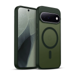Crong Hybrid Matte Magnetic MagSafe-&uuml;mbris telefonile Google Pixel 11 Pro XL, roheline