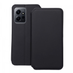 DUAL POCKET knygos tipo dėklas telefonui XIAOMI Redmi Note 12 5G juodas