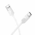 Kaabel USB A to USB C Hoco 3A 1 m X114 valge