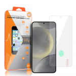 Apsauginis stiklas (m) - oranžinis SAMSUNG GALAXY S24 (su pir&scaron;tų atspaudų atrakinimu)